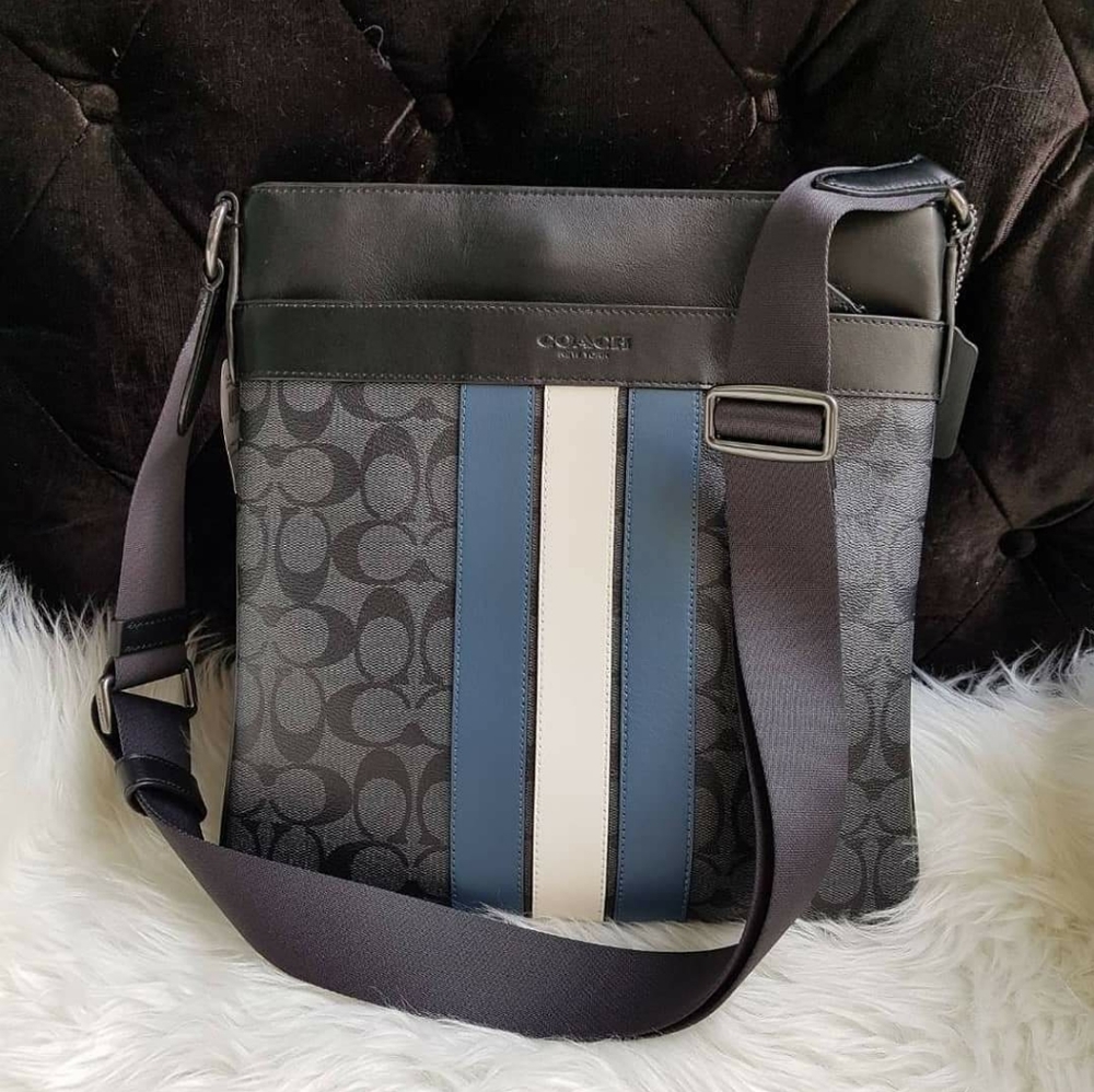 LNWOT Authentic Coach Varsity Crossbody